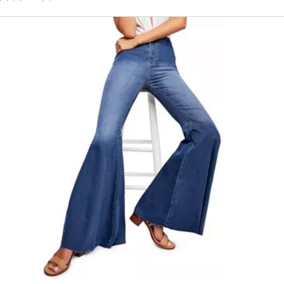Free People Just Float On Flare Jeans Womens 29 - Picture 11 of 15